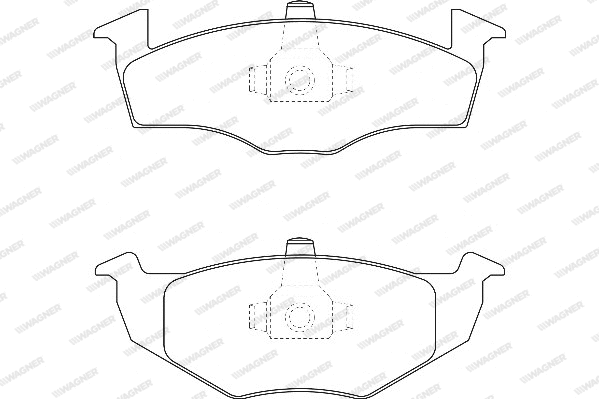 Brake Pad Set, disc brake (WBP21866B)
