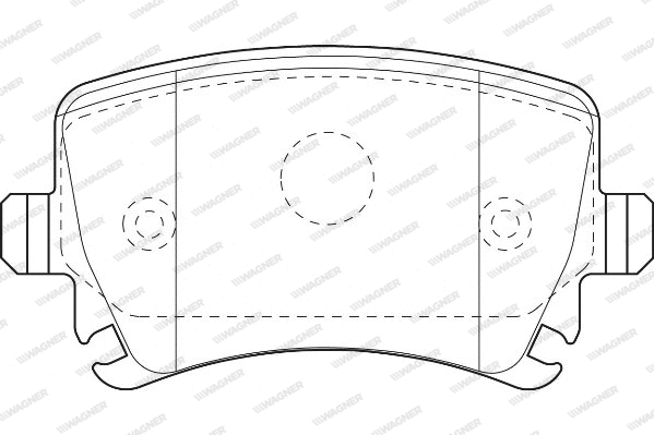 Brake Pad Set, disc brake (WBP23914A)
