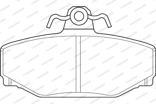 Brake Pad Set, disc brake (WBP21385A)