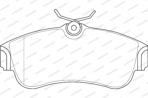 Brake Pad Set, disc brake (WBP21546A)
