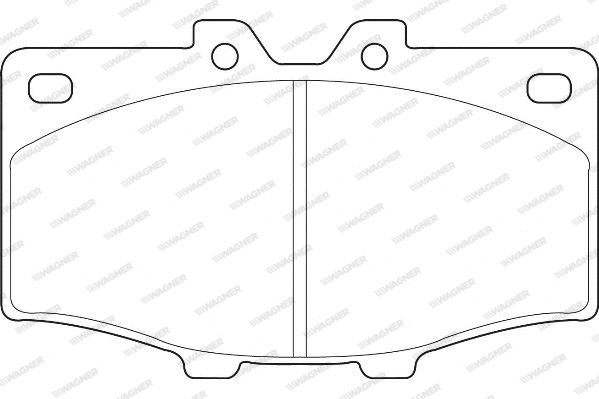 Brake Pad Set, disc brake (WBP20852A)