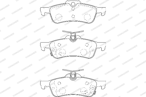 Brake Pad Set, disc brake (WBP24574A)