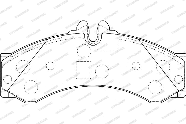 Brake Pad Set, disc brake (WBP29153A)