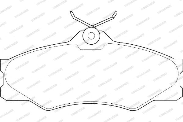 Brake Pad Set, disc brake (WBP20979A)