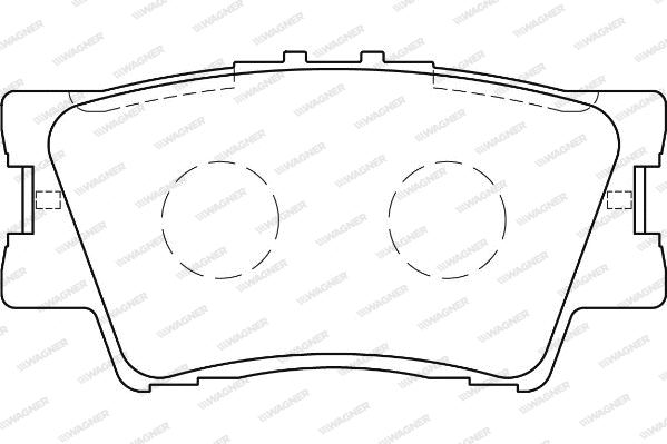 Brake Pad Set, disc brake (WBP24338A)