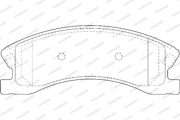 Brake Pad Set, disc brake (WBP24083A)