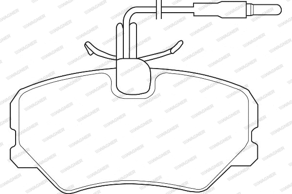 Brake Pad Set, disc brake (WBP21209A)