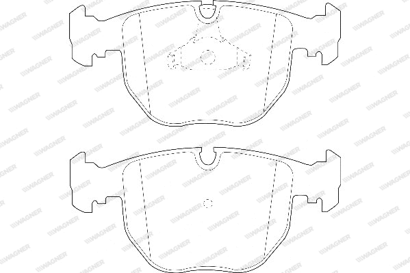 Brake Pad Set, disc brake (WBP21486A)