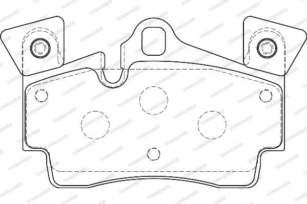 Brake Pad Set, disc brake (WBP24010A)