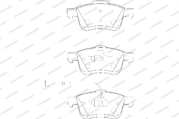 Brake Pad Set, disc brake (WBP24727A)