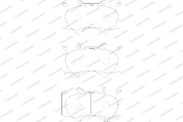 Brake Pad Set, disc brake (WBP24024A)