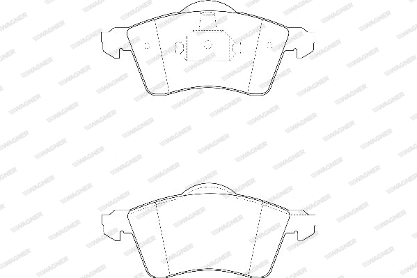 Brake Pad Set, disc brake (WBP21883B)