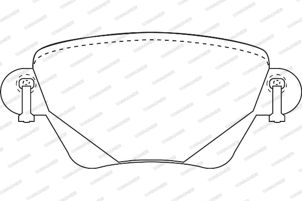 Brake Pad Set, disc brake (WBP23557A)