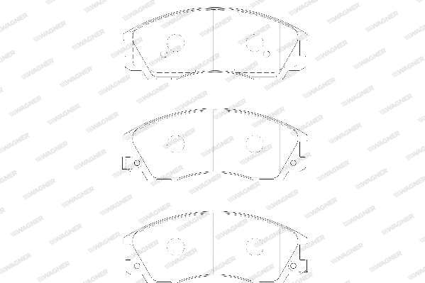 Brake Pad Set, disc brake (WBP24059A)