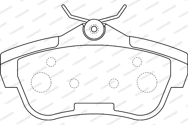 Brake Pad Set, disc brake (WBP24578A)