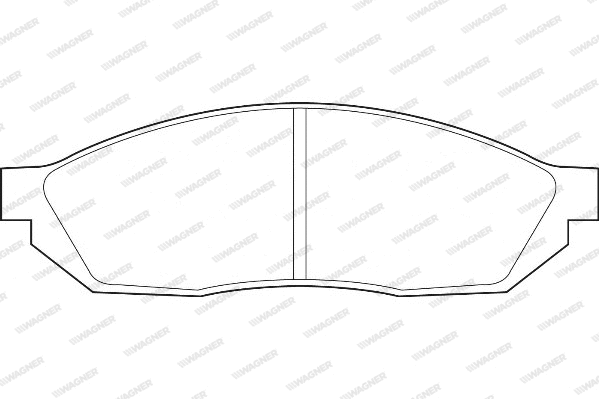 Brake Pad Set, disc brake (WBP20731A)