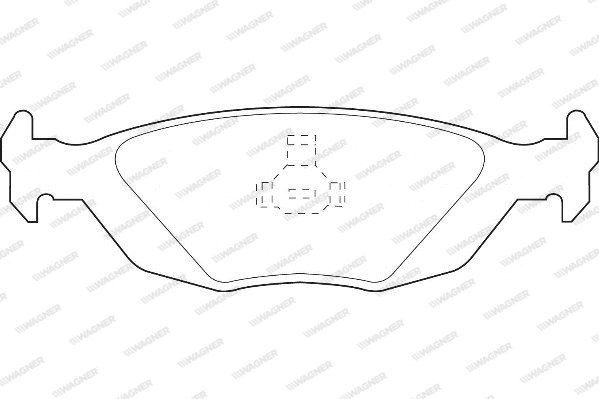 Brake Pad Set, disc brake (WBP21089A)