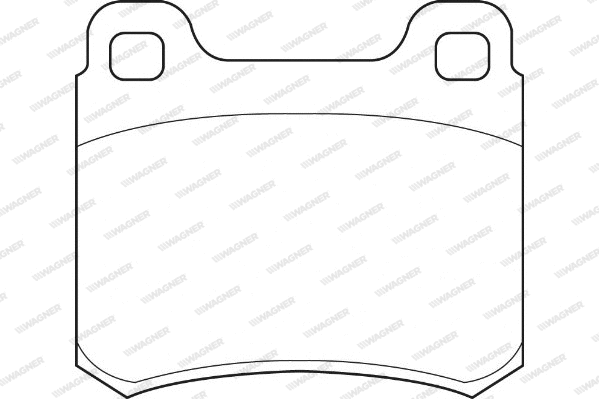 Brake Pad Set, disc brake (WBP20687B)