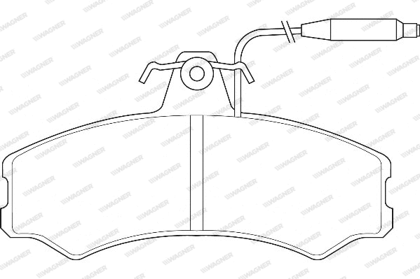 Brake Pad Set, disc brake (WBP20741A)