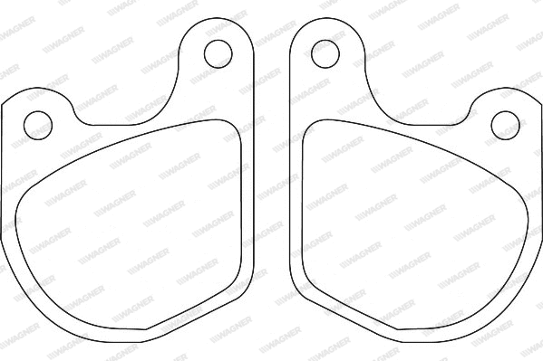 Brake Pad Set, disc brake (WBP20364A)