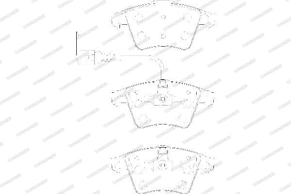 Brake Pad Set, disc brake (WBP23746B)