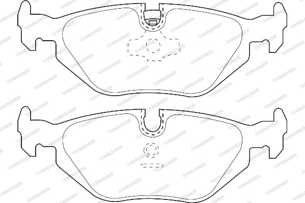 Brake Pad Set, disc brake (WBP20180A)