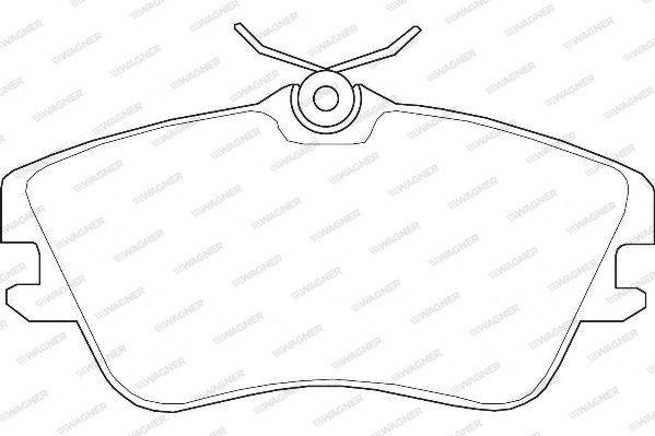 Brake Pad Set, disc brake (WBP21479A)