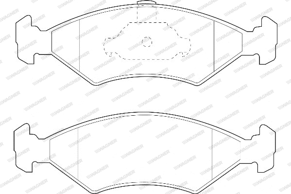 Brake Pad Set, disc brake (WBP23103A)