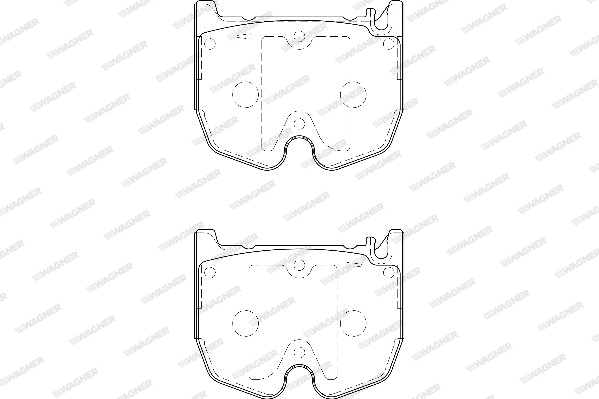 Brake Pad Set, disc brake (WBP23541A)