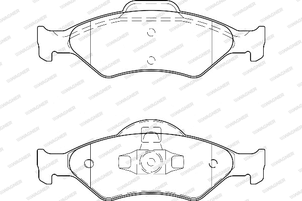 Brake Pad Set, disc brake (WBP23200A)