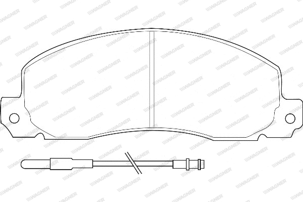 Brake Pad Set, disc brake (WBP20926A)