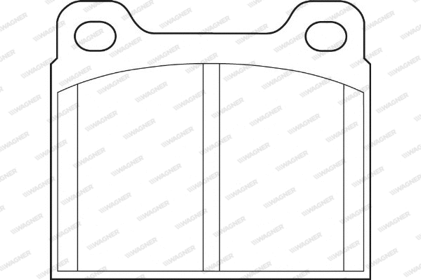 Brake Pad Set, disc brake (WBP20755A)