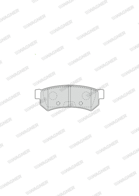 Brake Pad Set, disc brake (WBP80014A)