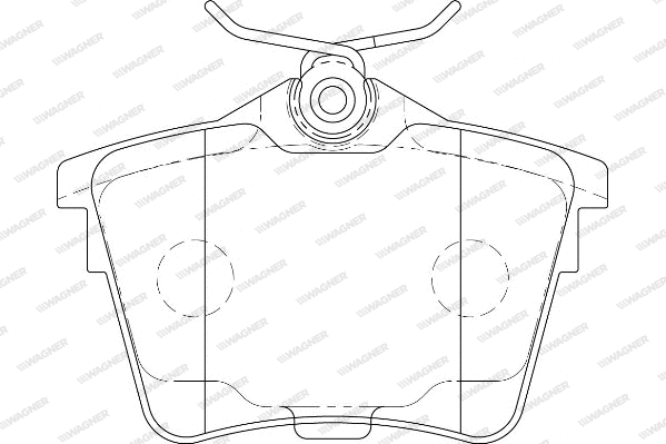 Brake Pad Set, disc brake (WBP24135A)