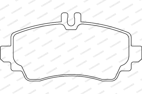 Brake Pad Set, disc brake (WBP23070A)