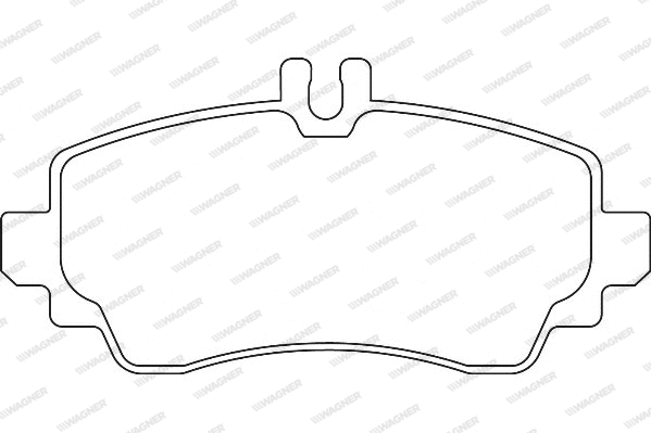 Brake Pad Set, disc brake (WBP23070B)