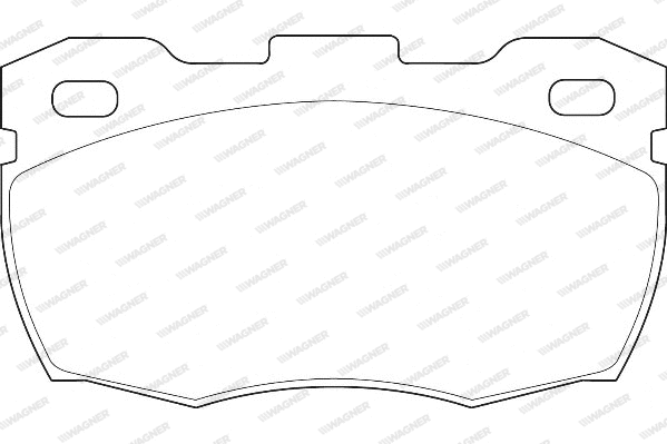 Brake Pad Set, disc brake (WBP21519A)