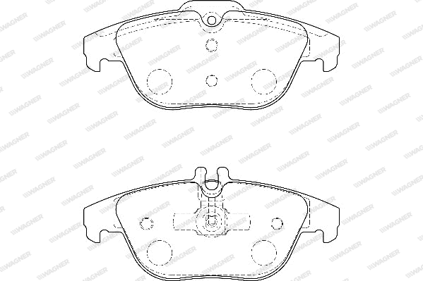 Brake Pad Set, disc brake (WBP24253A)