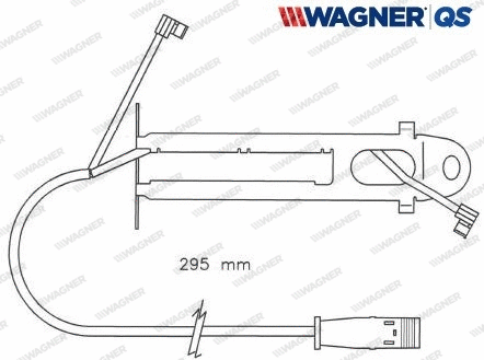Warning Contact, brake pad wear (587022W)