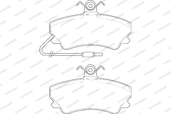 Brake Pad Set, disc brake (WBP20236A)