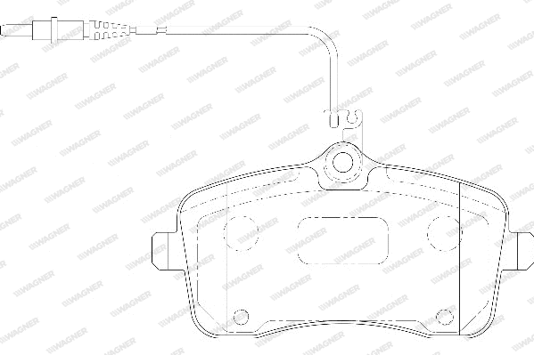 Brake Pad Set, disc brake (WBP24134A)
