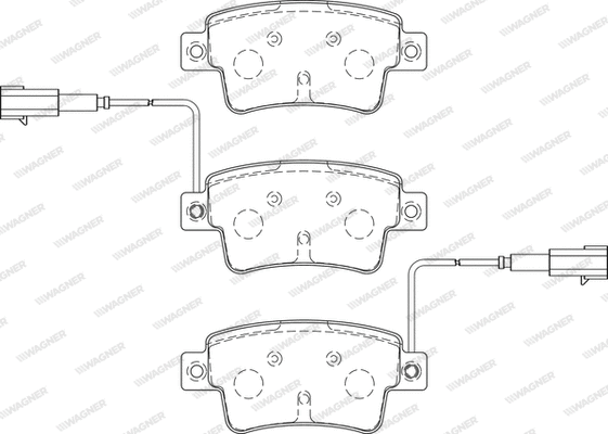 Brake Pad Set, disc brake (WBP24349C)