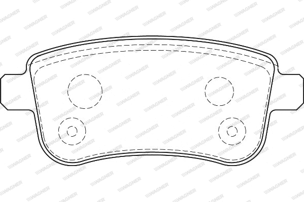 Brake Pad Set, disc brake (WBP24820A)