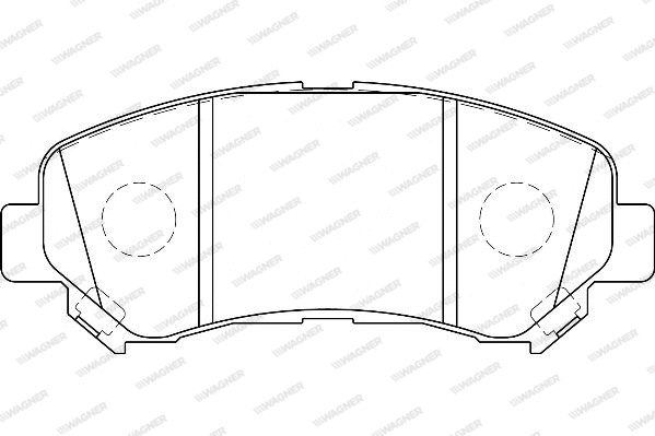 Brake Pad Set, disc brake (WBP24632A)