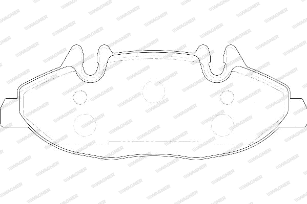 Brake Pad Set, disc brake (WBP24007A)
