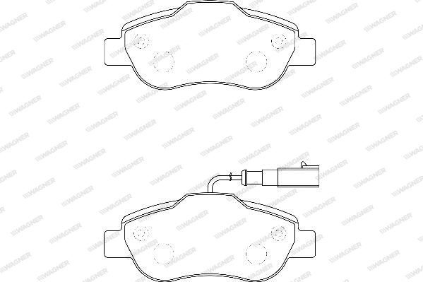 Brake Pad Set, disc brake (WBP24072B)