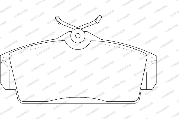 Brake Pad Set, disc brake (WBP23093A)
