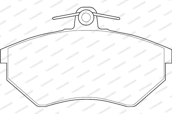 Brake Pad Set, disc brake (WBP20168A)