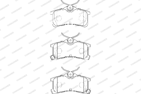 Brake Pad Set, disc brake (WBP24013A)