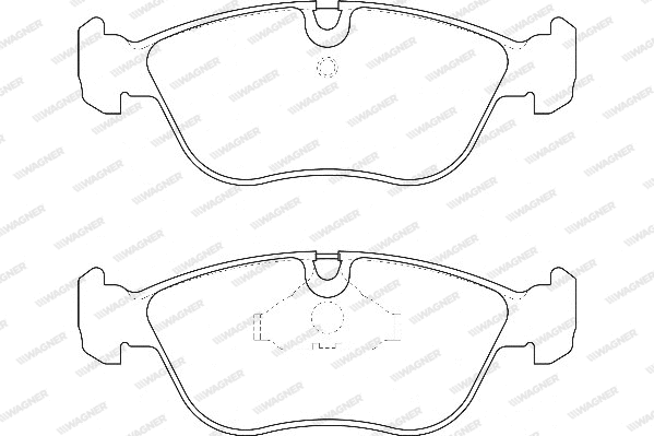 Brake Pad Set, disc brake (WBP21273A)